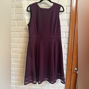 Calvin Klein Deep Purple Mini Dress